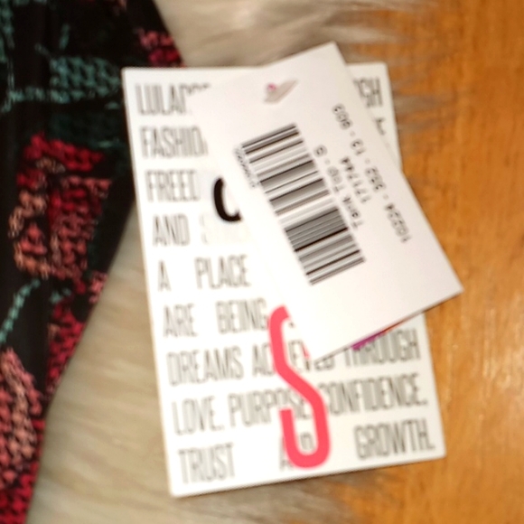 LulaRoe Joy Floral Print  Duster Vest - Picture 9 of 12